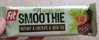 Mängden socker i Natural energy Smoothie Hazelnut, Chocolate and Green tea