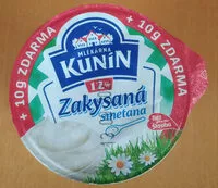Mängden socker i Zakysaná smetana 12%