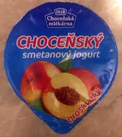 Mängden socker i Choceňský smetanový jogurt broskvový