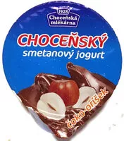 Mängden socker i Choceňský smetanový jogurt čoko-oříšek
