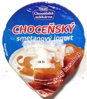 Mängden socker i Choceňský smetanový jogurt slaný karamel