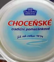 Mängden socker i Choceňské tradiční pomazánkové