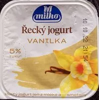 Mängden socker i Řecký jogurt vanilka