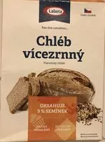 Mängden socker i Chléb vícezrnný