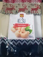 Mängden socker i Kešu Natural