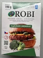 Amount of sugar in Veg burger s brokolicí