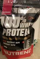 Mängden socker i 100% Whey Protein - malina