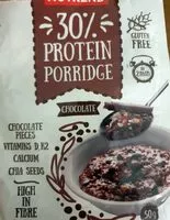 Mängden socker i Protein porridge čokoláda