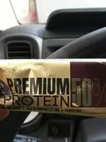 Mängden socker i Premium protein bar - cookies cream