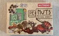 Mängden socker i De-nuts pack mix příchutí