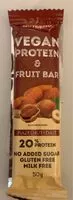 Mängden socker i Vegan protein & fruit bar