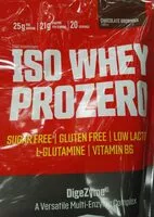 Mängden socker i ISO Whey Prozero čokoládové brownies