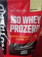 Mängden socker i ISO Whey prozero pudinková vanilka