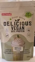 Mängden socker i Delicious Vegan 60% Protein pistácie/marcipán