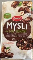 Mängden socker i Mysli čokoláda a Ořechy