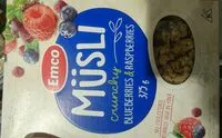 Mängden socker i Musli
