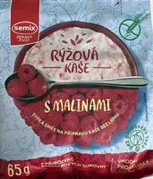 Mängden socker i Rýžová kaše malinová