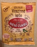 Mängden socker i Vícezrnná kaše