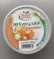 Mängden socker i Mrkvový salát s ananasem