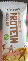 Mängden socker i Banana smoothie protein organic bar