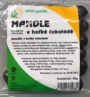 Mängden socker i Mandle v hořké čokoládě