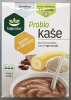 Mängden socker i Probio kaše banán s čokoládou