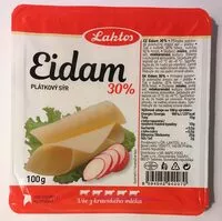 Mängden socker i Eidam plátkový sýr 30%
