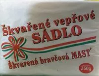 Mängden socker i Škvařené vepřové sádlo