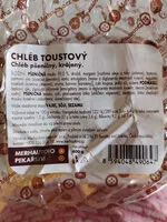 Mängden socker i Chléb toustový