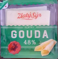 Mängden socker i Zlatý sýr gouda 48%