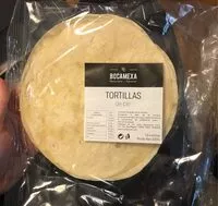 Mängden socker i Tortillas de blé