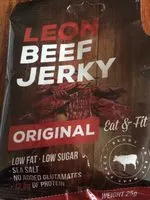 Mängden socker i Boeuf séché beef jerky