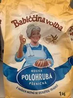 Mängden socker i Mouka polohrubá pšeničná