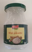 Mängden socker i Křen pikantní
