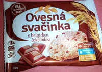 Mängden socker i Ovesná svačinka s belgickou čokoládou