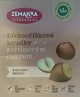 Mängden socker i Lískooříškové hrudky s třtinovým cukrem