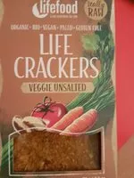 Mängden socker i Life Crackers veggie unsalted