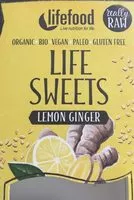 Mängden socker i Life Sweets lemon ginger