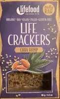 Mängden socker i Life crackers  -  chia hemp