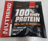 Mängden socker i 100 % WHEY PROTEIN jahoda