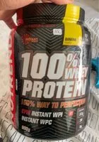 Mängden socker i Whey Protein 100% banán