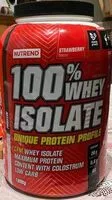 Mängden socker i 100% WHEY ISOLATE, jahoda
