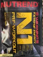 Mängden socker i N1 Pre-workout grapefruit