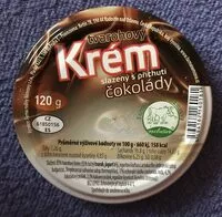 Mängden socker i Tvarohový krém slazený s příchutí čokolády