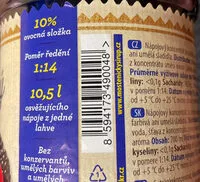 Mängden socker i Lesní směs
