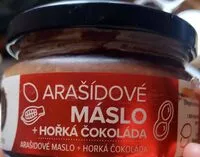 Mängden socker i Arašídové máslo, hořká čokoláda