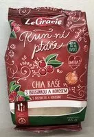 Mängden socker i Chia kaše s brusinkou a kokosem