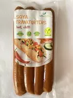 Mängden socker i Soya frankfurters hot chilli