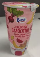 Mängden socker i Jogurtové smoothie banán, zázvor, červená řepa