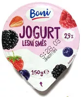 Mängden socker i Jogurt lesní směs